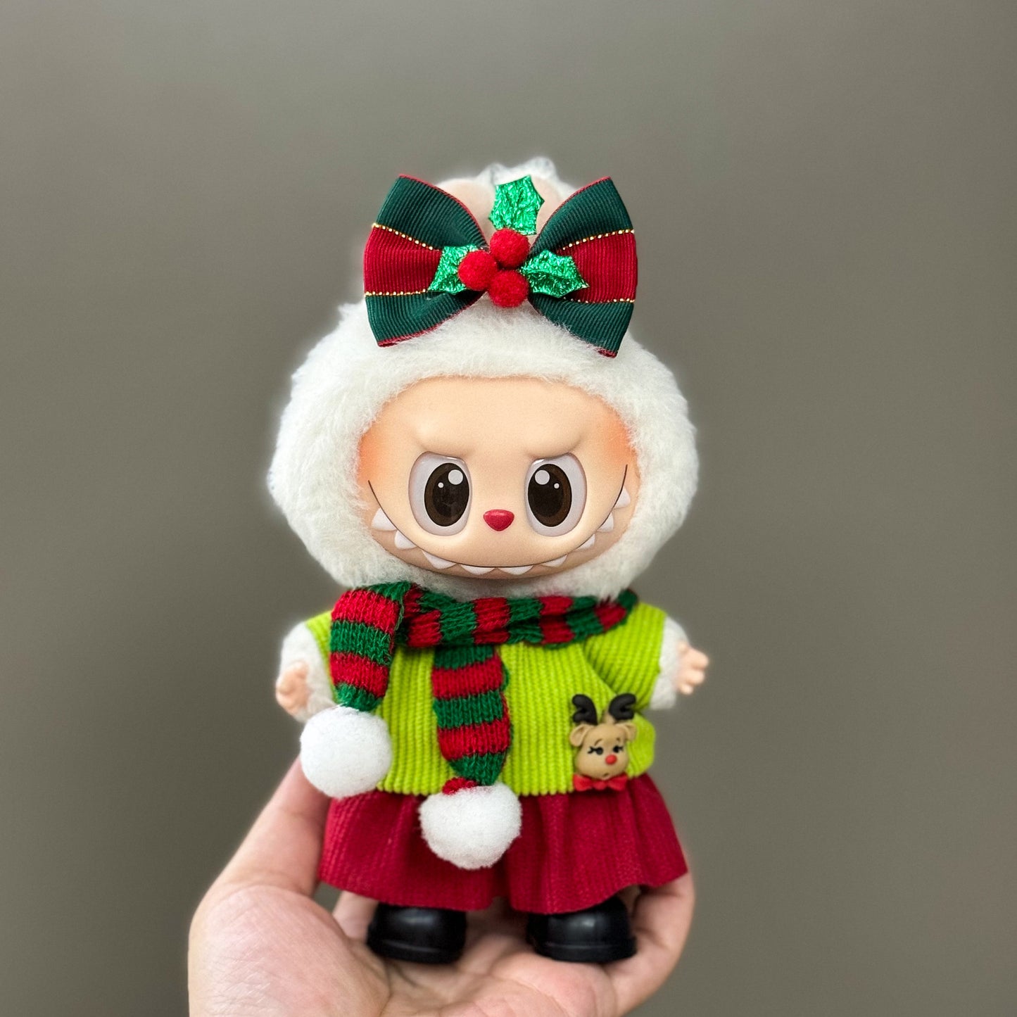 Aeloria™ Christmas Outfit Set for 17cm Labubu