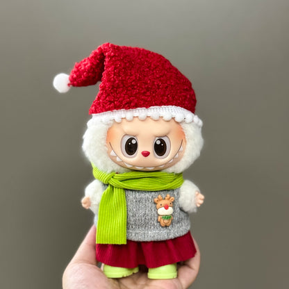 Aeloria™ Christmas Outfit Set for 17cm Labubu